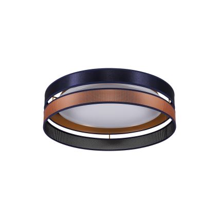 Duolla - LED Mennyezeti lámpa ROLLER DUO SHINY LED/24W/230V átm. 45 cm kék/réz