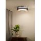 Duolla - LED Mennyezeti lámpa ROLLER DUO SHINY LED/24W/230V ezüst/fekete