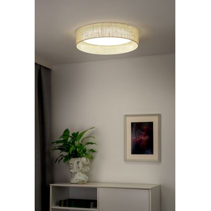 Duolla - LED Mennyezeti lámpa ROLLER LED/24W/230V átm. 45 cm bézs