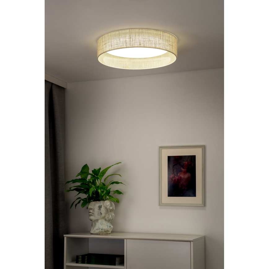 Duolla - LED Mennyezeti lámpa ROLLER LED/24W/230V átm. 45 cm bézs