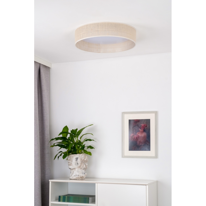 Duolla - LED Mennyezeti lámpa ROLLER LED/24W/230V átm. 45 cm bézs