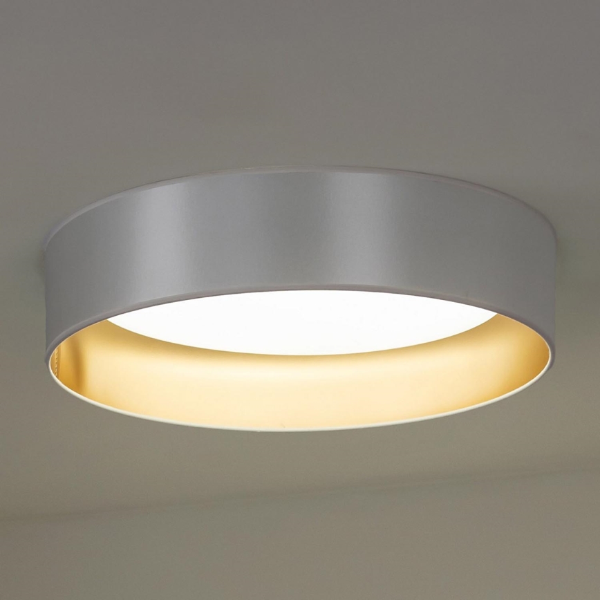 Duolla - LED Mennyezeti lámpa ROLLER LED/24W/230V átm. 45 cm ezüst/arany