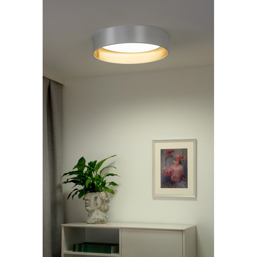 Duolla - LED Mennyezeti lámpa ROLLER LED/24W/230V átm. 45 cm ezüst/arany