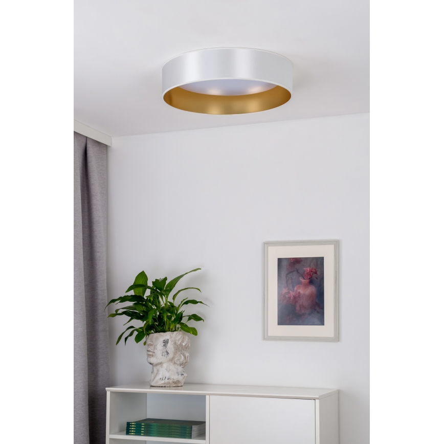Duolla - LED Mennyezeti lámpa ROLLER LED/24W/230V átm. 45 cm ezüst/arany