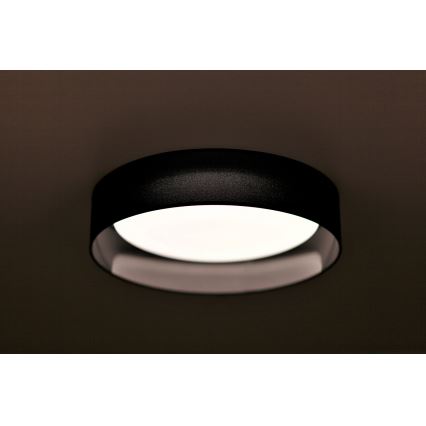 Duolla - LED Mennyezeti lámpa ROLLER LED/24W/230V átm. 45 cm fekete