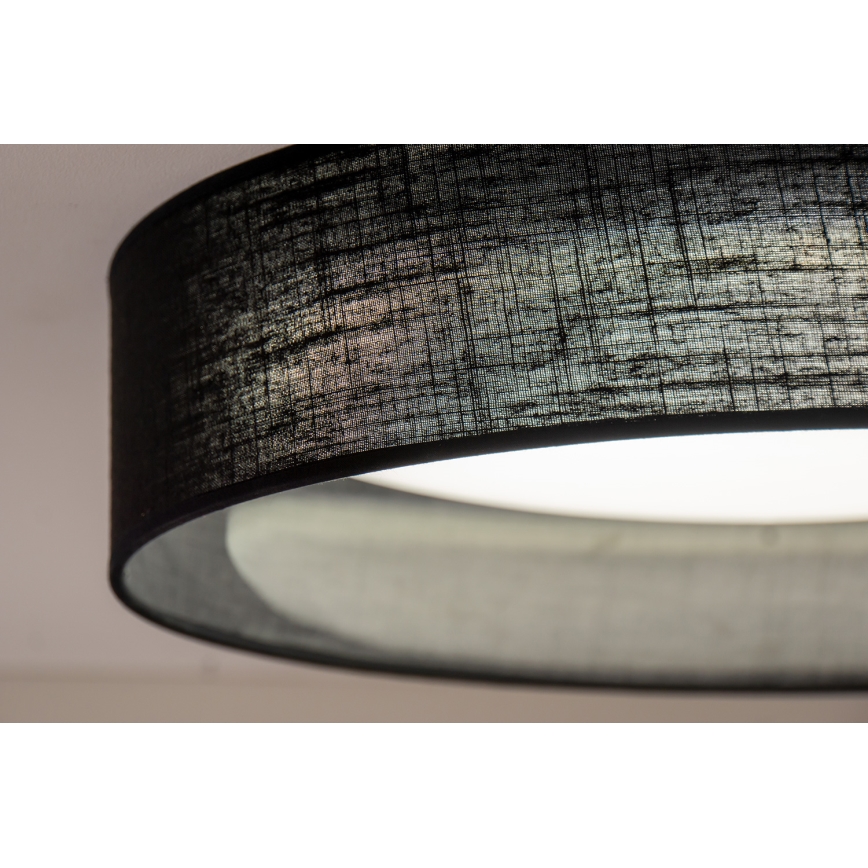 Duolla - LED Mennyezeti lámpa ROLLER LED/24W/230V átm. 45 cm fekete