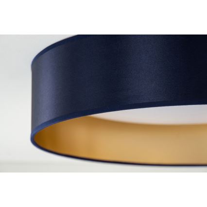 Duolla - LED Mennyezeti lámpa ROLLER LED/24W/230V átm. 45 cm kék/arany