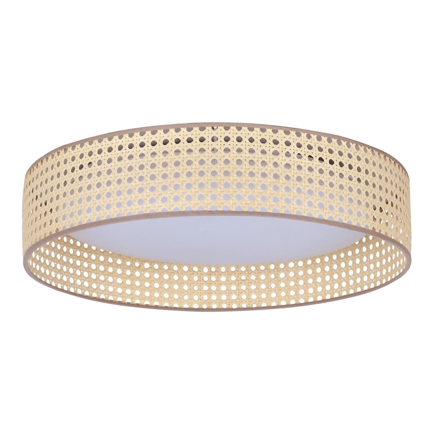 Duolla - LED Mennyezeti lámpa ROLLER LED/24W/230V átm. 45 cm rattan