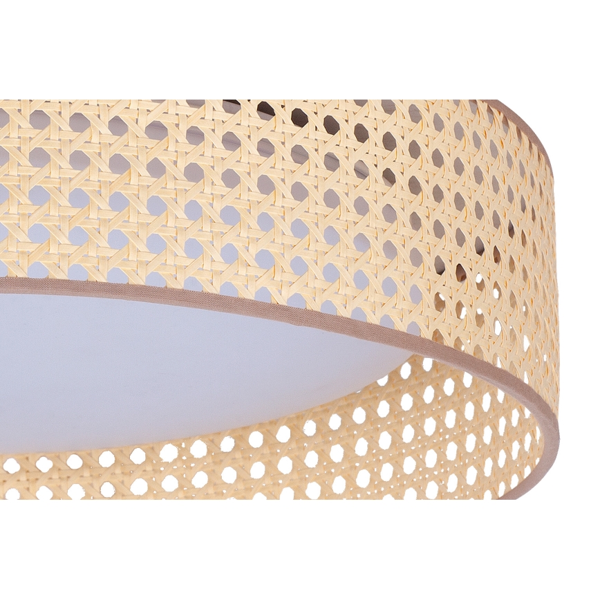 Duolla - LED Mennyezeti lámpa ROLLER LED/24W/230V átm. 45 cm rattan
