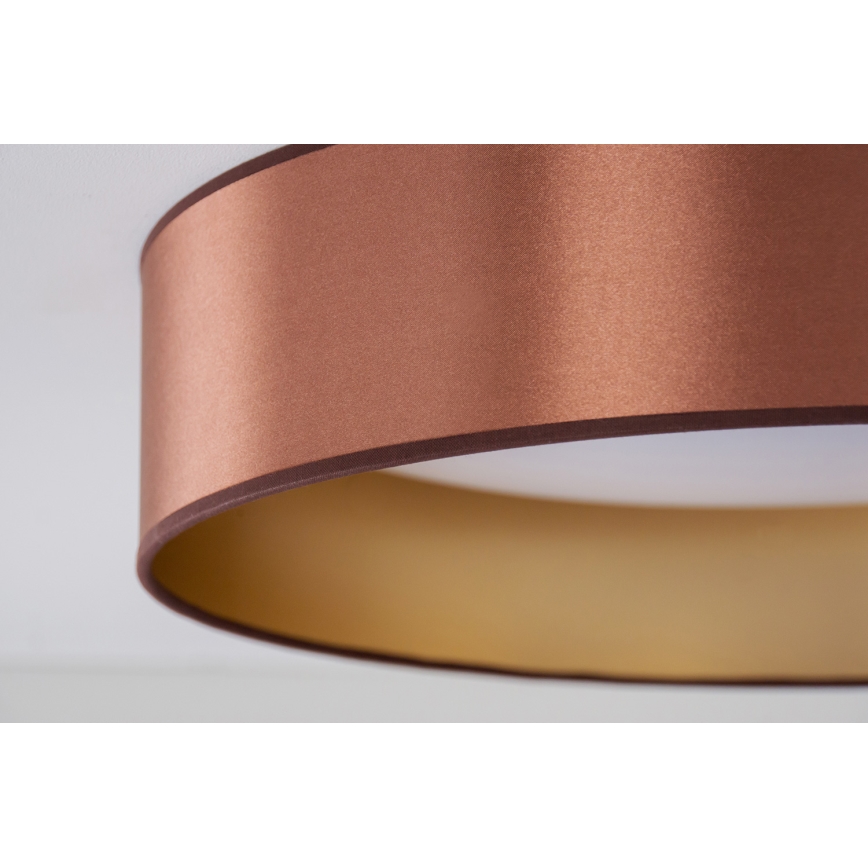 Duolla - LED Mennyezeti lámpa ROLLER LED/24W/230V átm. 45 cm réz/arany