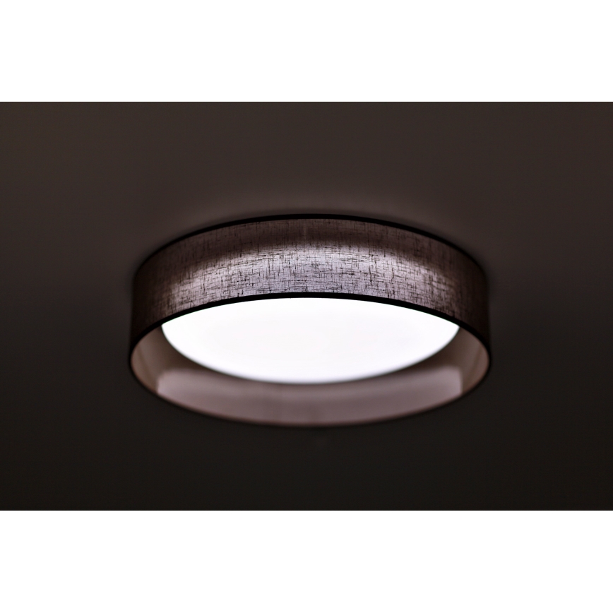 Duolla - LED Mennyezeti lámpa ROLLER LED/24W/230V átm. 45 cm sötét barna