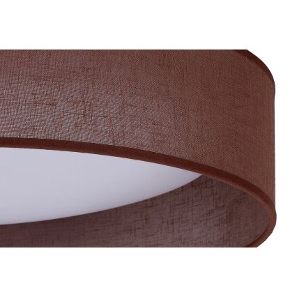 Duolla - LED Mennyezeti lámpa ROLLER LED/24W/230V átm. 45 cm sötét barna
