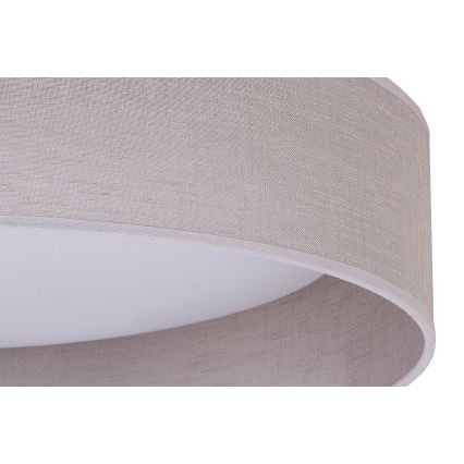 Duolla - LED Mennyezeti lámpa ROLLER LED/24W/230V átm. 45 cm világos szürke