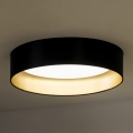 Duolla - LED Mennyezeti lámpa ROLLER LED/24W/230V fekete/arany