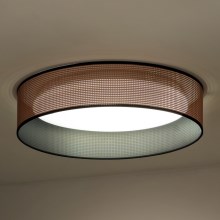 Duolla - LED Mennyezeti lámpa ROLLER LED/24W/230V réz/fekete