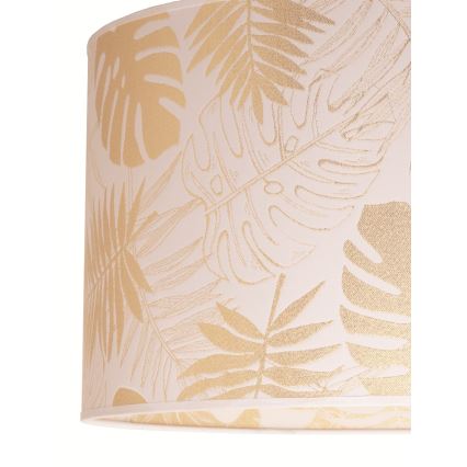 Duolla - Mennyezeti lámpa ARECA 1xE27/40W/230V átm. 45 cm réz/fehér