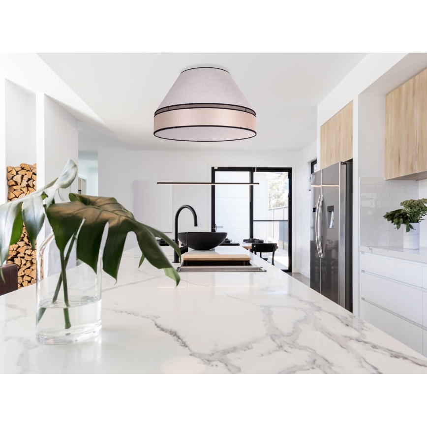 Duolla - Mennyezeti lámpa AVIGNON 1xE27/15W/230V á. 50 cm bézs