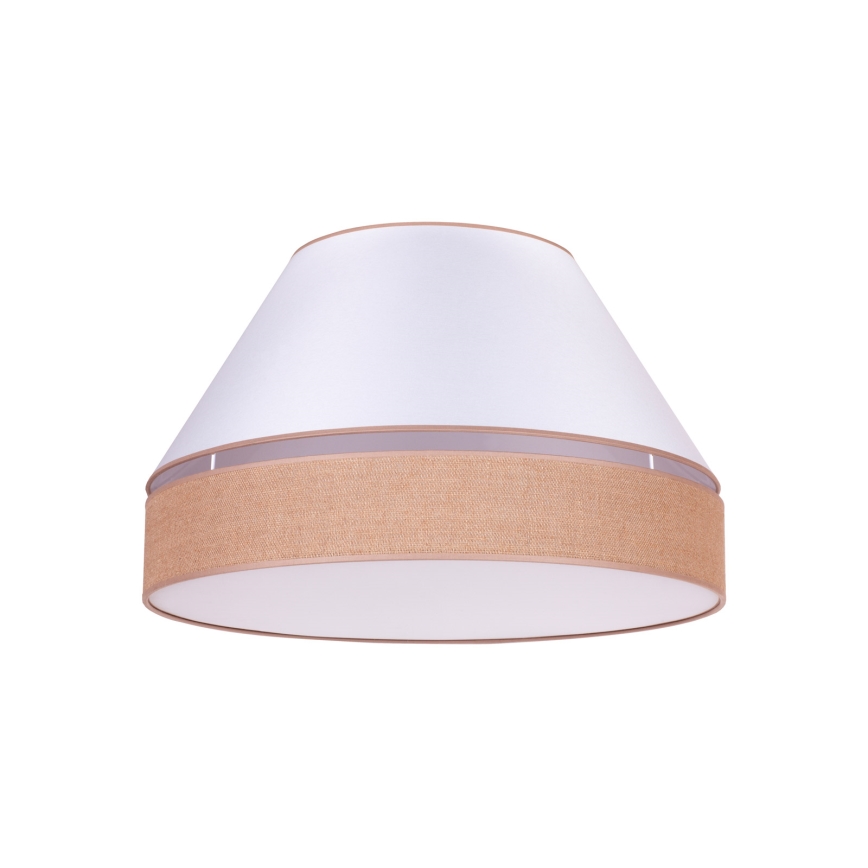 Duolla - Mennyezeti lámpa AVIGNON 3xE27/15W/230V á. 60 cm fehér/barna