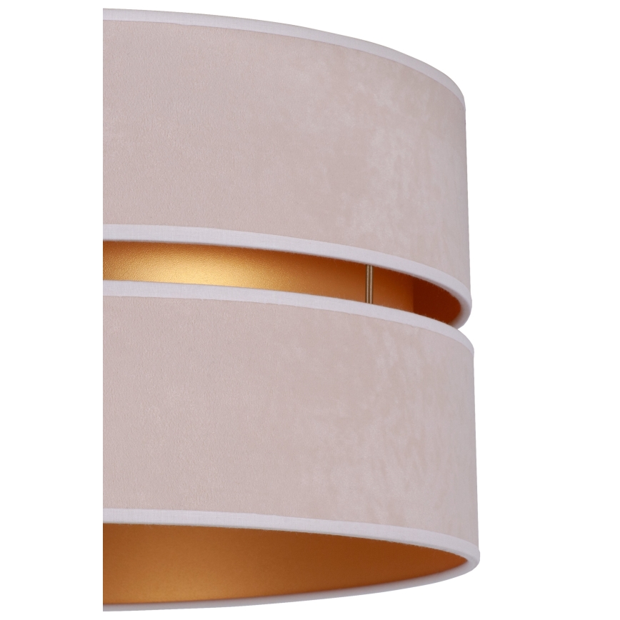 Duolla - Mennyezeti lámpa DUO 1xE27/15W/230V átm. 40 cm bézs/arany