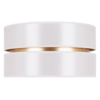 Duolla - Mennyezeti lámpa DUO 1xE27/15W/230V átm. 40 cm fehér/arany