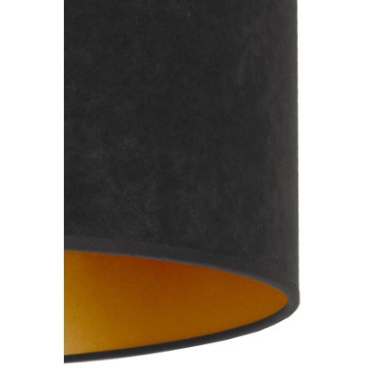 Duolla - Mennyezeti lámpa ROLLER 3xE27/15W/230V á. 60 cm fekete/arany