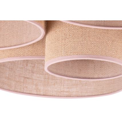 Duolla - Mennyezeti lámpa ROLLER PENTO 5xE27/60W/230V bézs