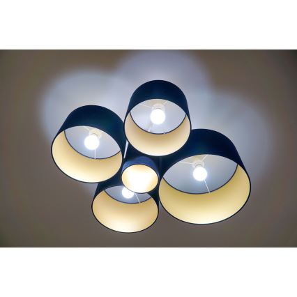 Duolla - Mennyezeti lámpa ROLLER PENTO 5xE27/60W/230V kék