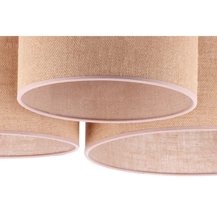 Duolla - Mennyezeti lámpa ROLLER TRIO 3xE27/60W/230V bézs