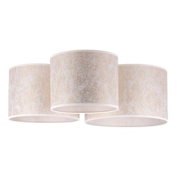 Duolla - Mennyezeti lámpa ROLLER TRIO 3xE27/60W/230V fehér/arany