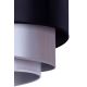 Duolla - Mennyezeti lámpa TRIO 1xE27/15W/230V á. 45 cm fekete/ezüst