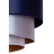 Duolla - Mennyezeti lámpa TRIO 1xE27/15W/230V á. 45 cm kék/ezüst/réz