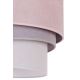 Duolla - Mennyezeti lámpa TRIO 1xE27/15W/230V d. 45 cm rózsaszín/szürke/fehér
