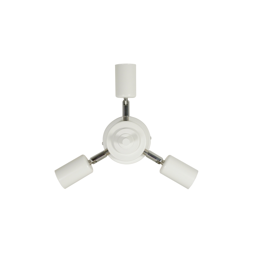 Duolla - Mennyezeti lámpa YUTE TRIO 3xE27/15W/230V átm. 60 cm barna/szürke/bézs