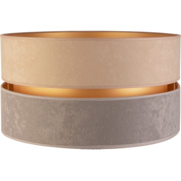 Duolla - Univerzális DUO E27 árnyékoló, 40 cm átmérő, bézs/szürke/arany