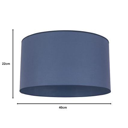 Duolla - Univerzális ROLLER lámpabúra E27, 40 cm átmérő, kék