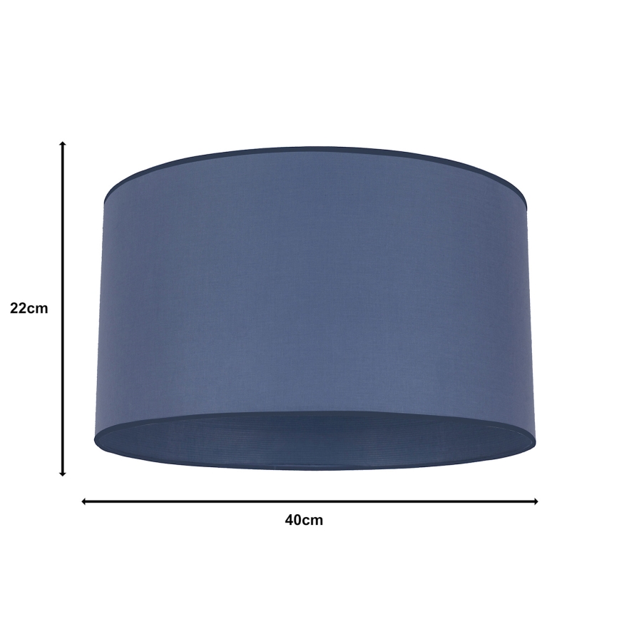 Duolla - Univerzális ROLLER lámpabúra E27, 40 cm átmérő, kék