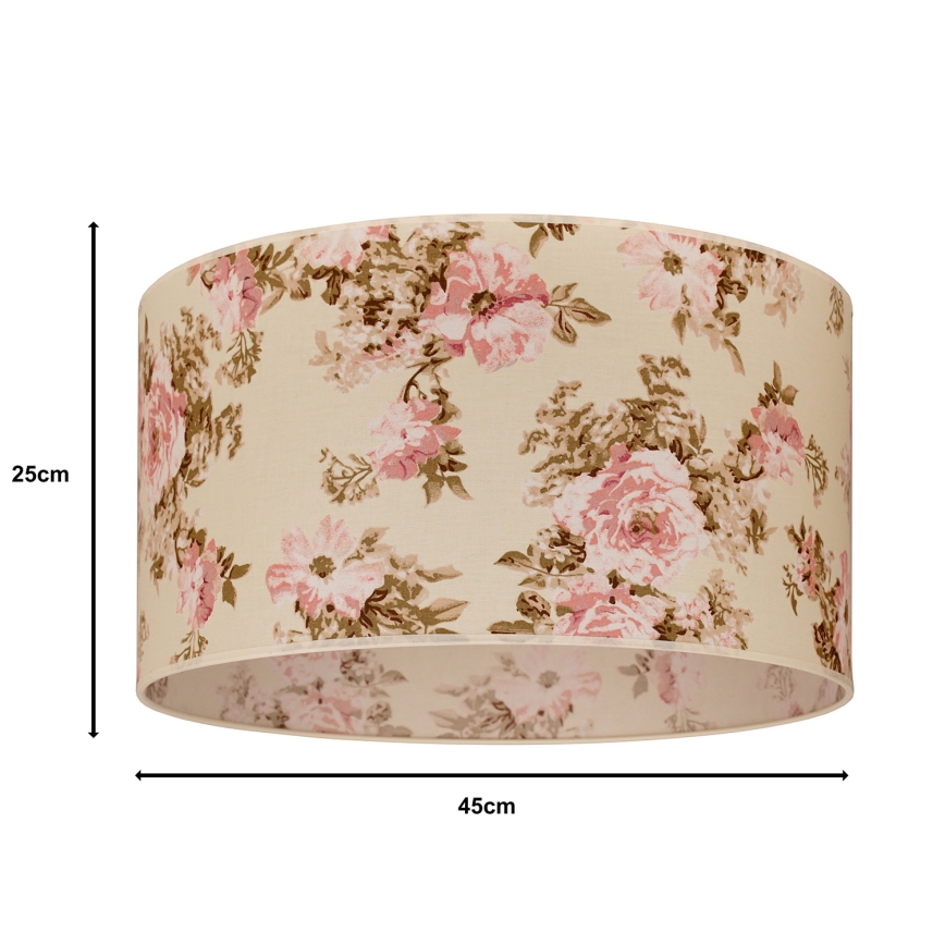 Duolla - Univerzális ROLLER E27 árnyékoló, 45 cm átmérő, rózsa