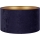 Duolla - Univerzális VELVET E27 lámpabúra, 35 cm átmérő, kék/arany
