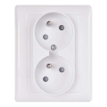 Dupla otthoni aljzat FRENCH 250V/16A