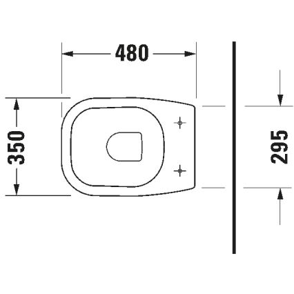 Duravit 21080900002 - álló WC D-CODE kerámia/fényes fehér