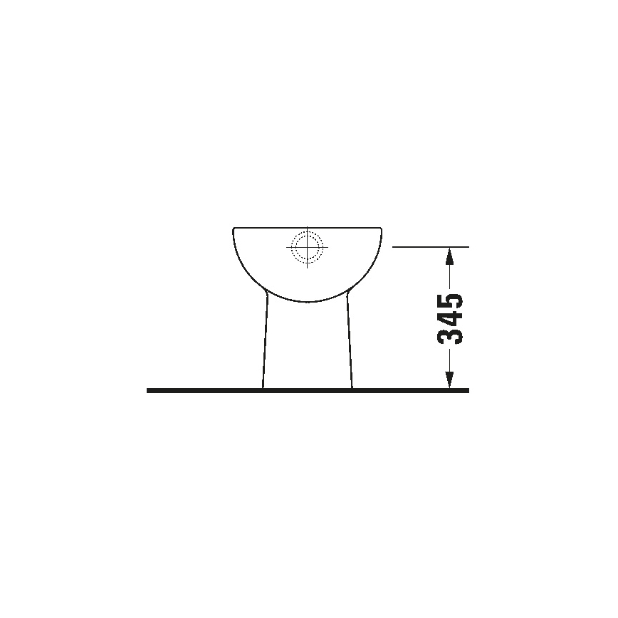 Duravit 21100100002 - D-CODE álló WC, kerámia, fényes fehér