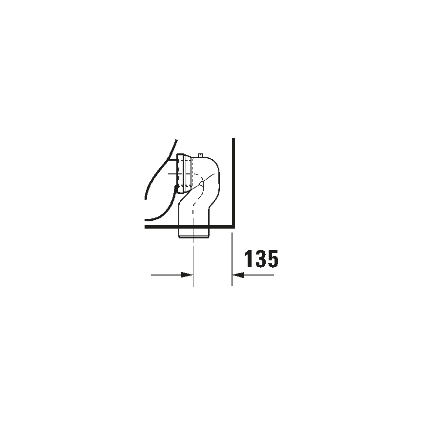 Duravit 21150900002 - Padlóra szerelhető WC D-CODE kerámia/fényes fehér
