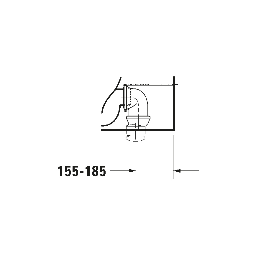 Duravit 21180900002 - Kompakt WC D-CODE kerámia/fényes fehér
