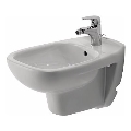 Duravit 22571500002 - Falra szerelhető bidé D-CODE kerámia/fényes fehér