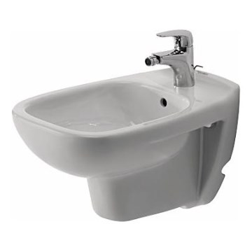Duravit 22571500002 - Falra szerelhető bidé D-CODE kerámia/fényes fehér