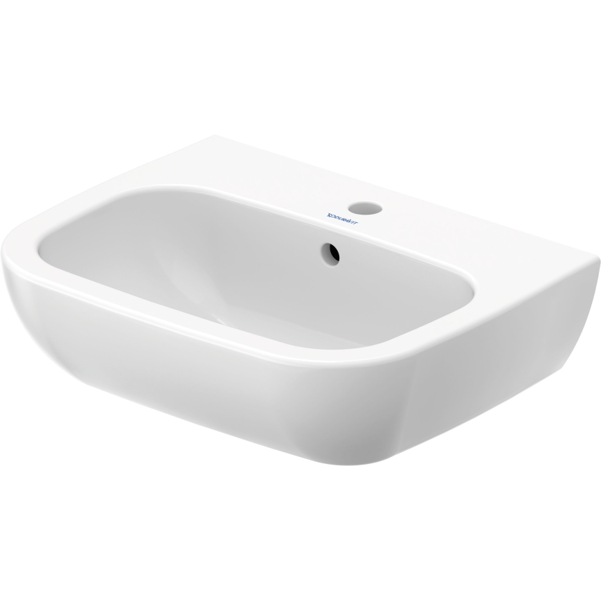 Duravit 23105500002 - Falra szerelhető mosdó D-CODE 55x43 cm kerámia/fényes fehér
