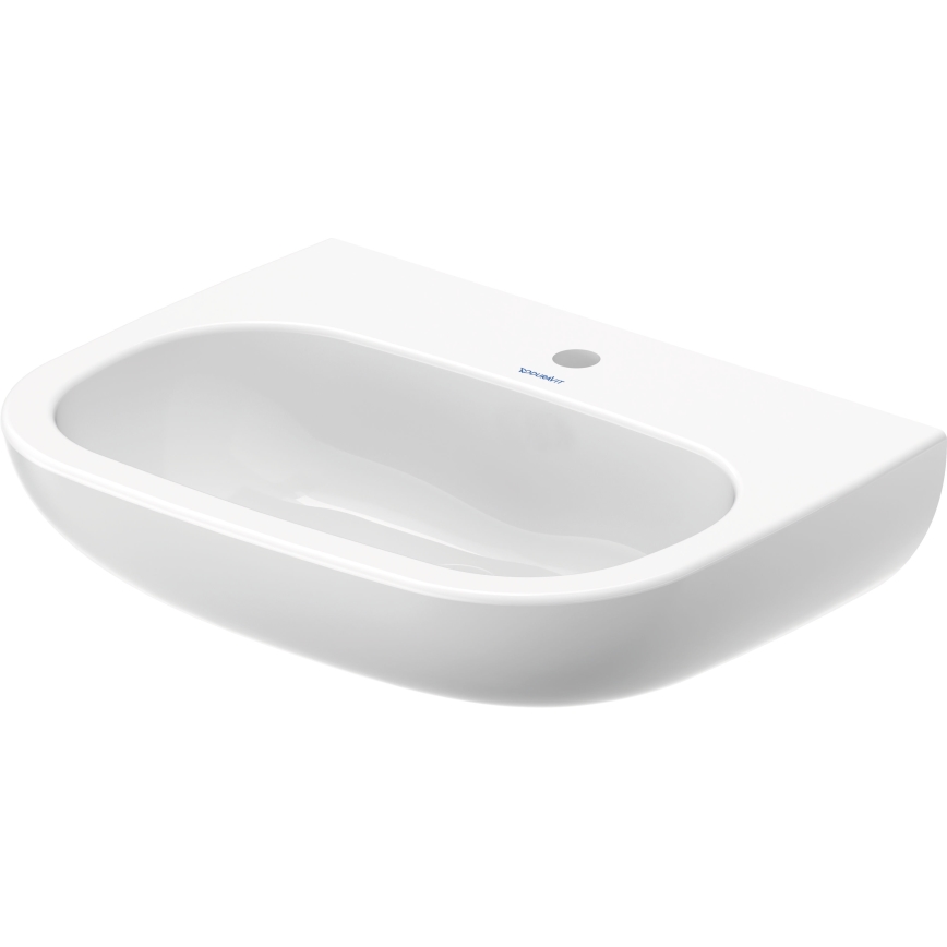 Duravit 23116000002 - Felfüggesztett mosdó D-CODE 60x46 cm kerámia/fényes fehér