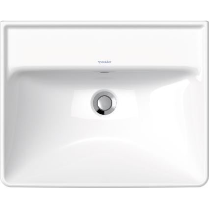 Duravit 2366550060 - D-NEO 55x44 cm függesztett mosdó, kerámia/fényes fehér