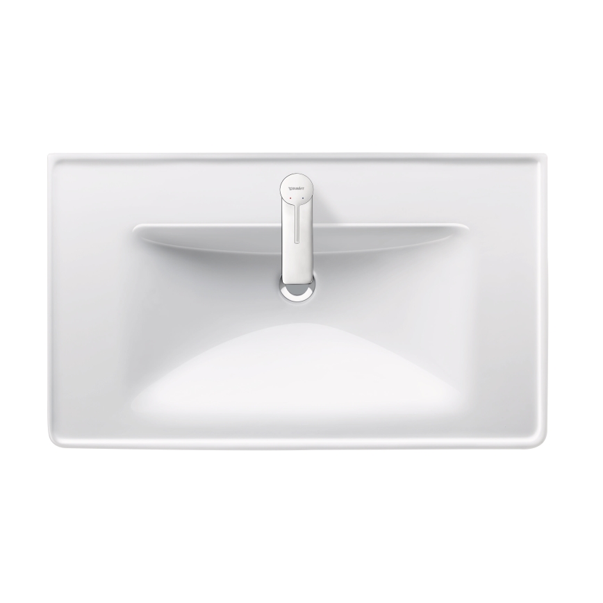 Duravit 2367800000 - Falra szerelhető D-NEO mosdó 80x48 cm, kerámia, fényes fehér