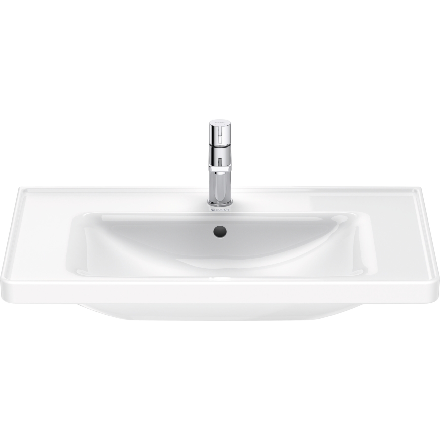 Duravit 2367800000 - Falra szerelhető D-NEO mosdó 80x48 cm, kerámia, fényes fehér